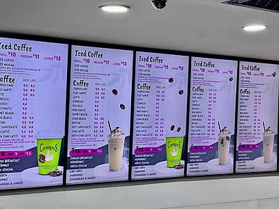 Digital Signage 50" IV LCD Panel LED Backlight