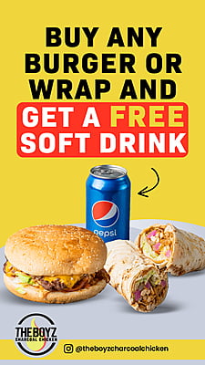 Graphic Design Digital Signage Menu Promo