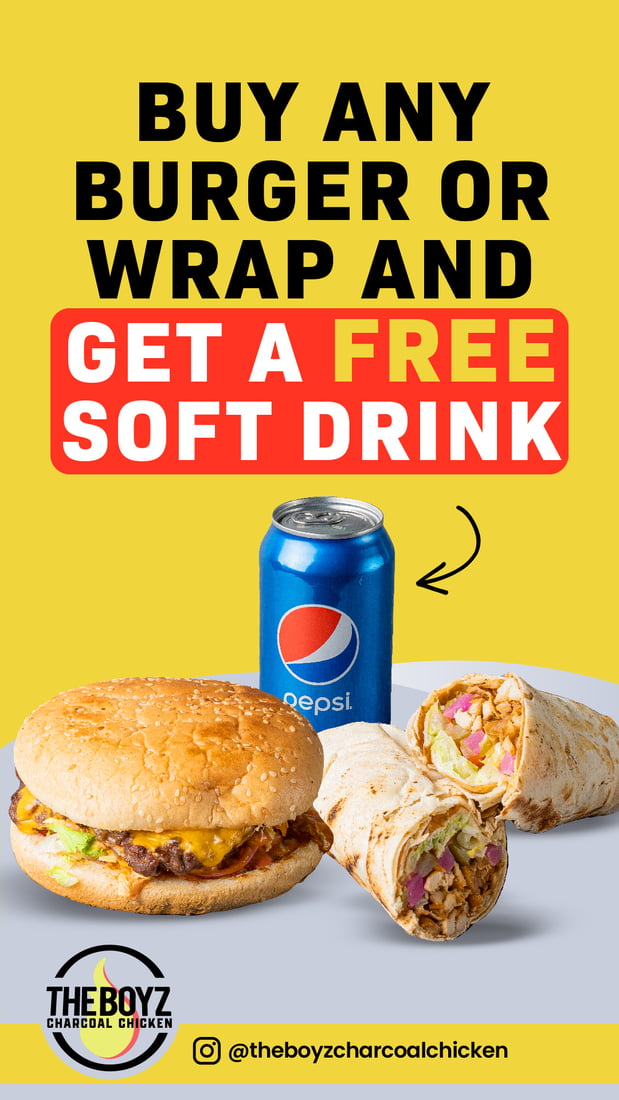 Graphic Design Digital Signage Menu Promo